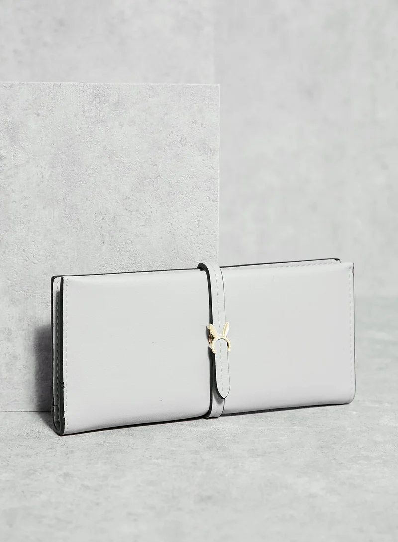 Ginger Buckle Detail Purse