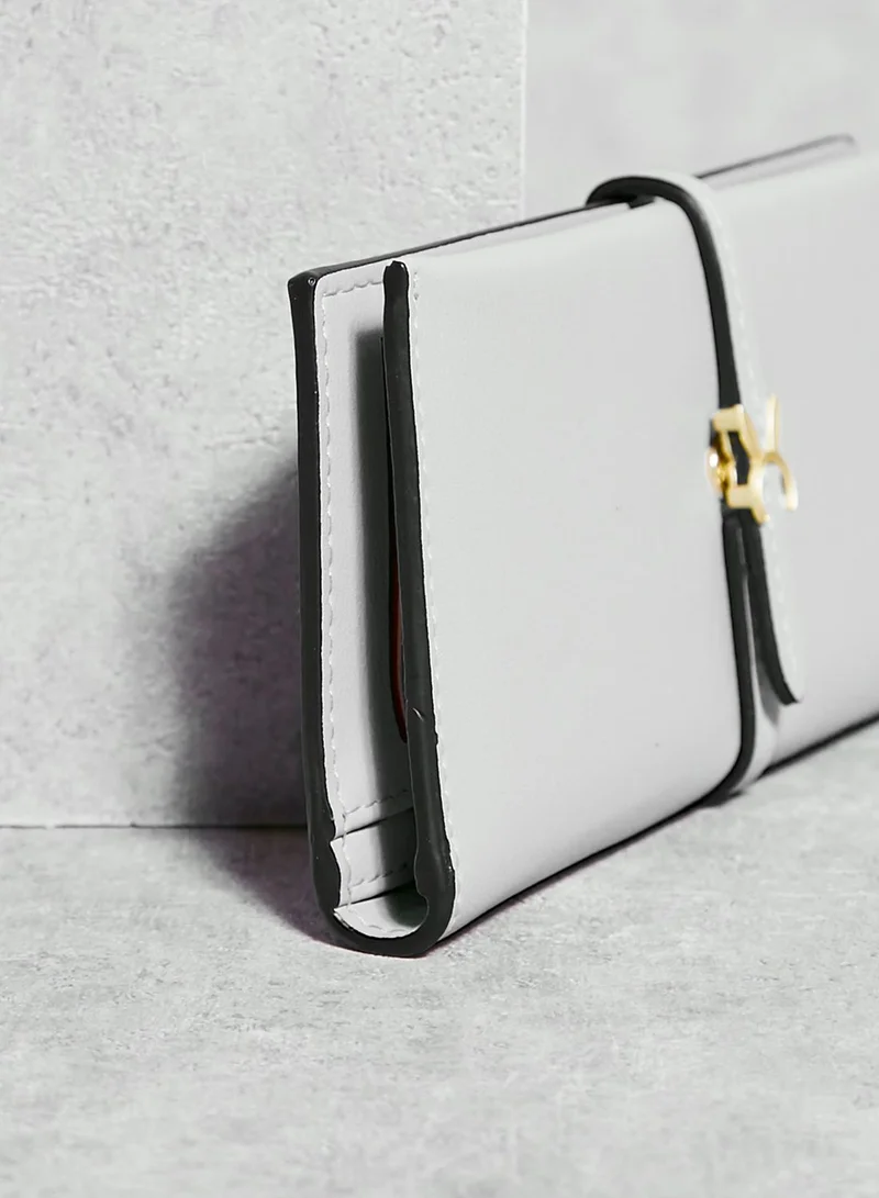 Ginger Buckle Detail Purse