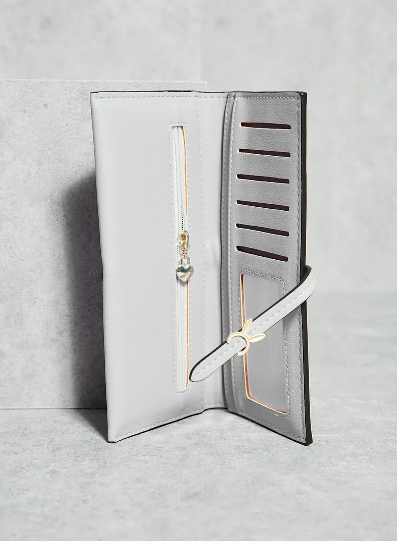 Ginger Buckle Detail Purse