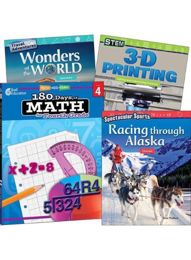 Learn-at-Home  Explore Math Bundle Grade 4  4-Book Set  Ed   1  Vol   4