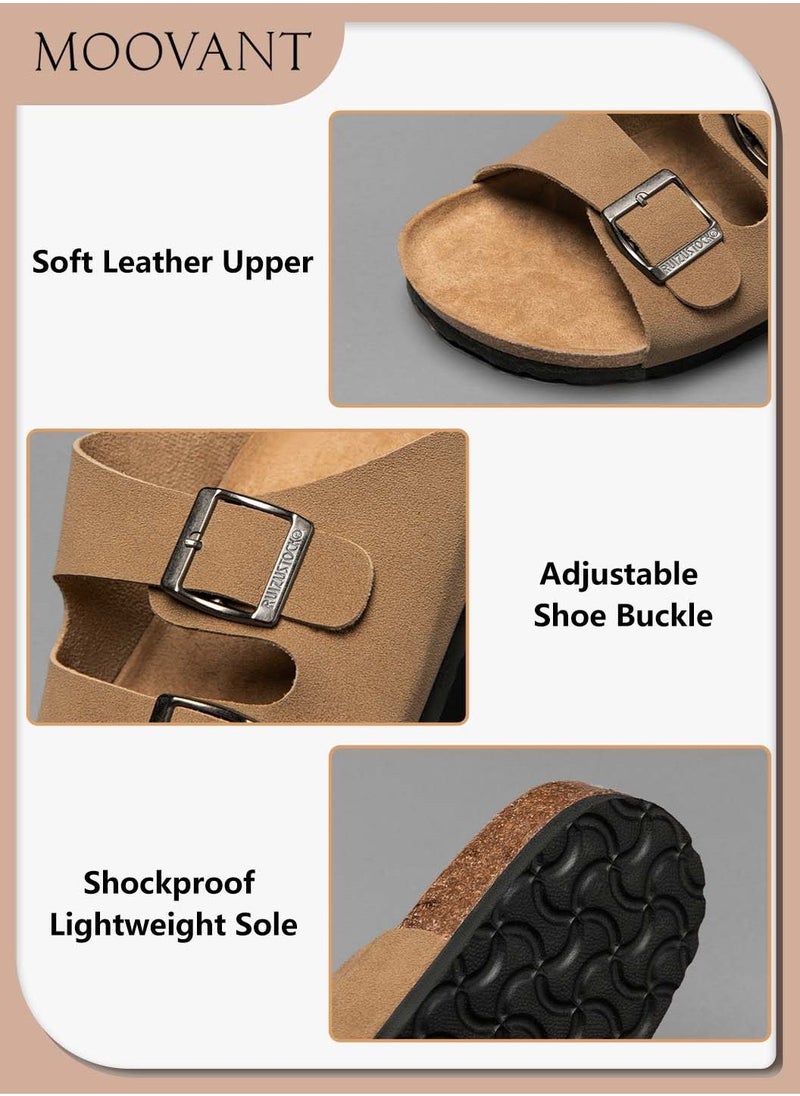 Fashionable and Versatile Open-Toe Slippers Arabic Slippers for Men & Women Daily Commuting Beach Casual Cork Sole Adjustable Slippers Soft and Thick Sole Flats for Out Wear for Couples - pzsku/Z15B016D303719E018836Z/45/_/1738741454/e652d781-e0ef-4d36-8c61-5ec39351f2a7