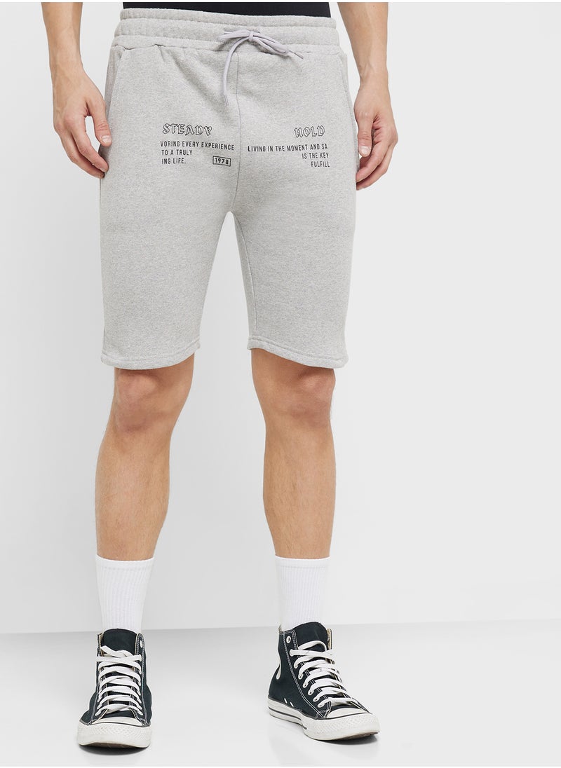 Seventy Five - Drawstring Knited Shorts - Image 1