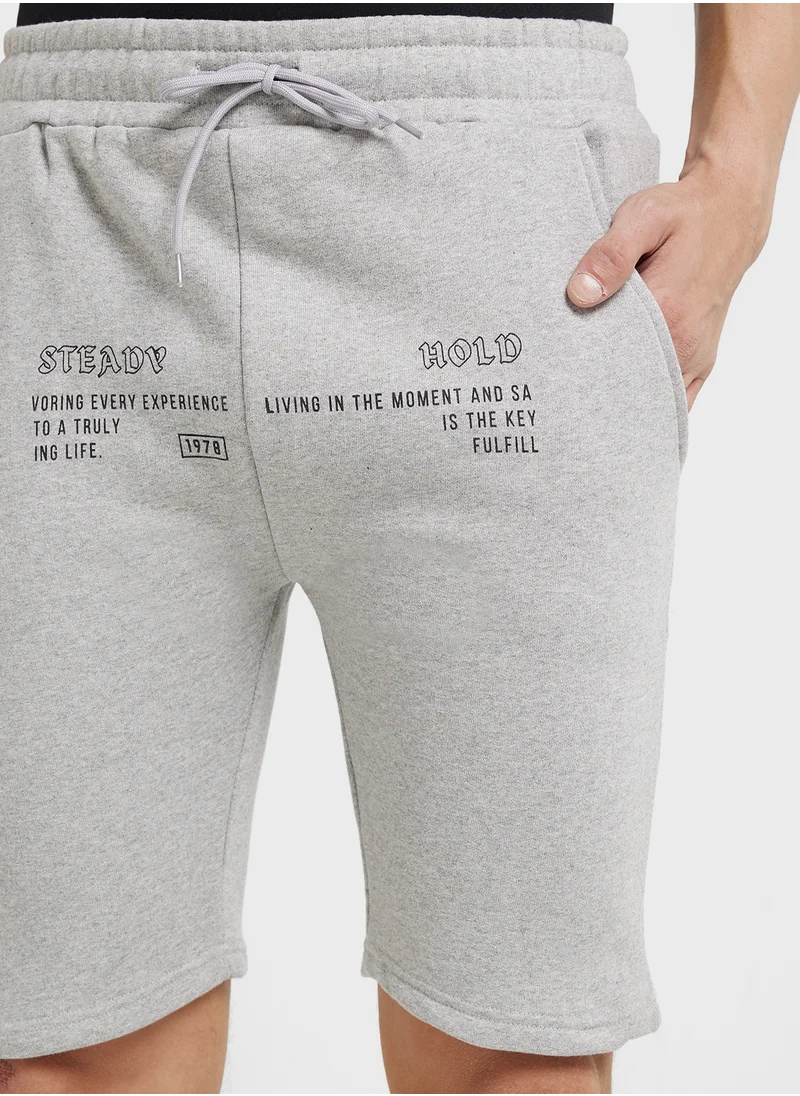 Seventy Five Drawstring Knited Shorts