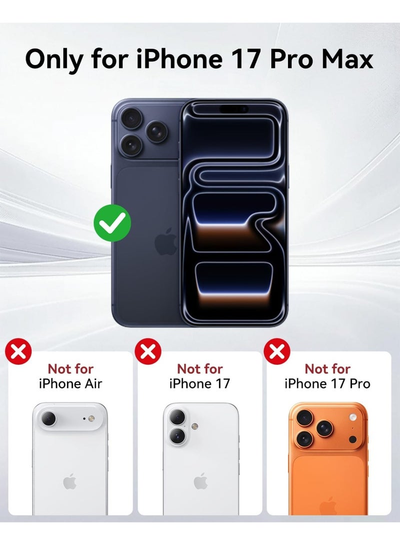 RAPTIC غطاء حماية Air Clear لجهاز iPhone 17 Pro MAX متوافق مع MagSafe [اختبار السقوط حتى 13 قدم] - أزرق شفاف - Image 2