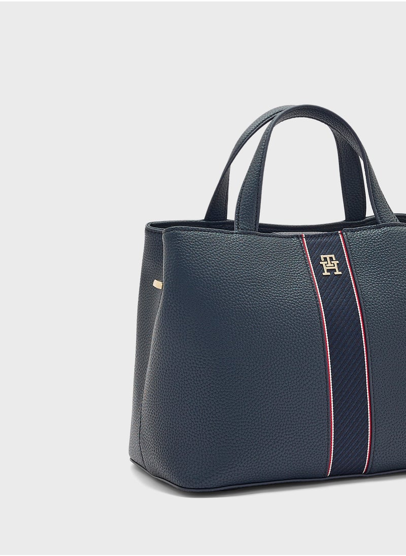 Logo Detail Top Handle Satchel - pzsku/Z15B034D1327EC5B3DFDBZ/45/_/1733296874/c01b4729-2021-4449-9e05-3d309b10e47a