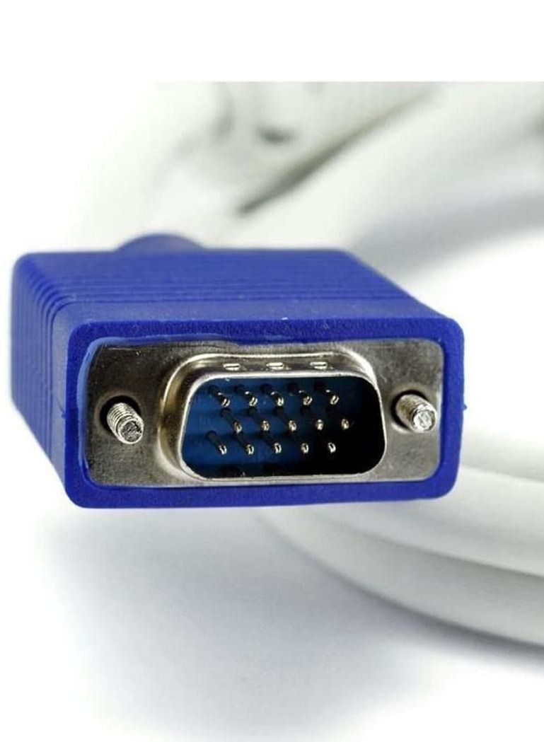 Ntech كابل VGA إلى VGA ذكر إلى ذكر أبيض/أزرق 15 متر - Image 2