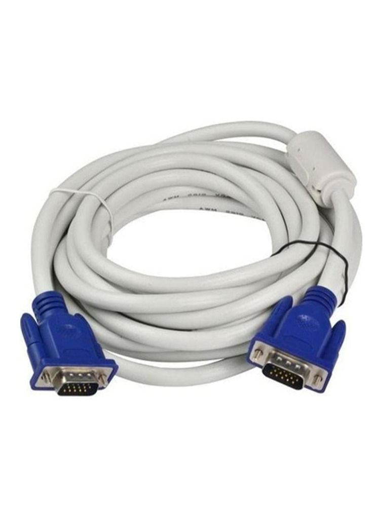 Ntech كابل VGA إلى VGA ذكر إلى ذكر أبيض/أزرق 15 متر - Image 4