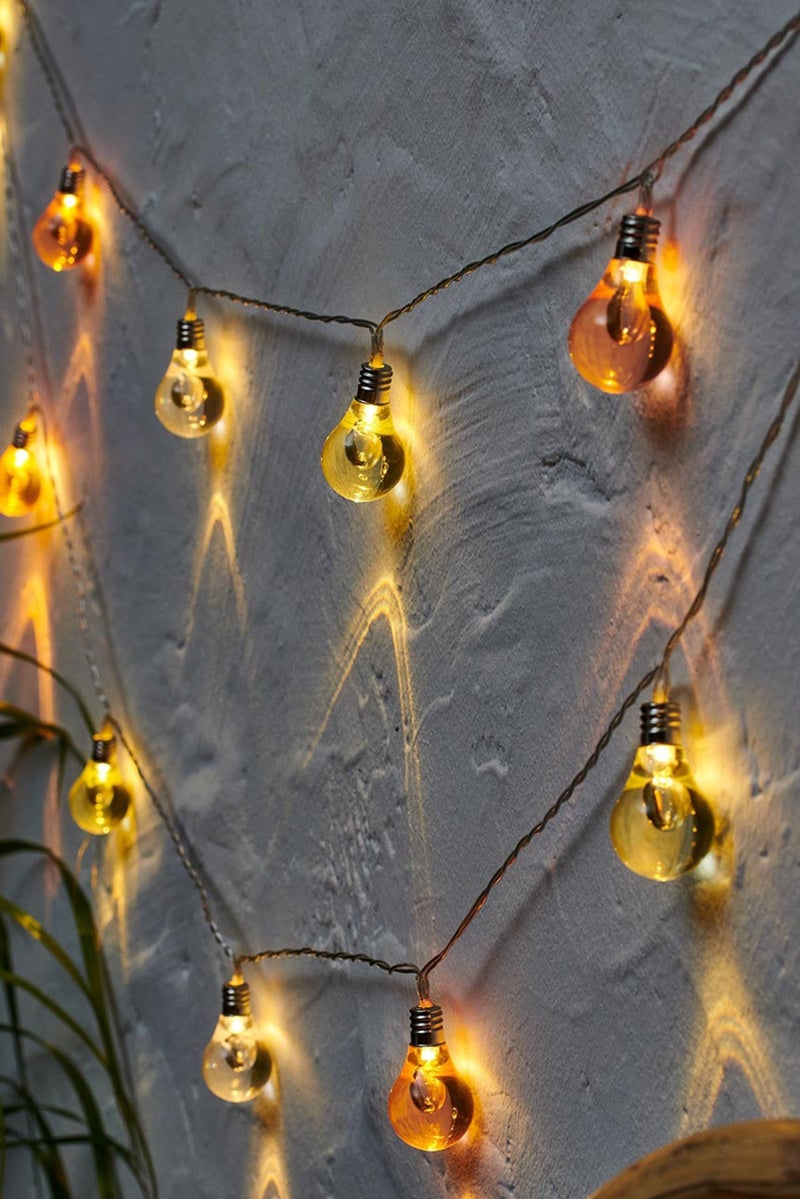 Tchibo 12 Led Fairy Light Blubs, Green - Image 1