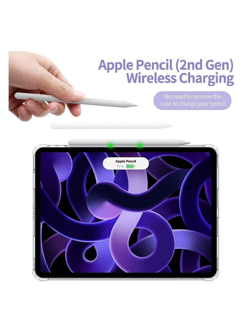 SmartGrist iPad Air 5th Generation Case, TPU Cover for iPad Air 5th/4th Generation 10.9 Inch 2022/2020，Frosted Transparent Shockproof Protective Case - Image 3