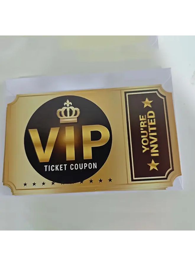 Style 2 Vintage Movie Theater Birthday Party Invitations 12pcs Double Sided with Envelopes - Image 5