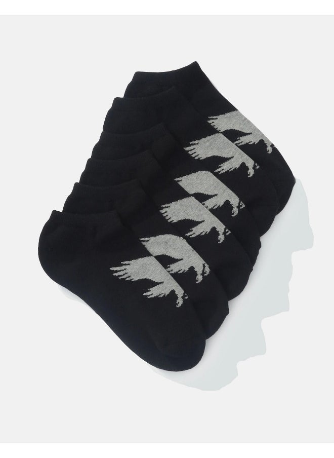 American Eagle AEO Low Cut Eagle Socks 3-Pack  - Image 1