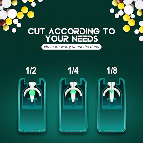 OTICA Best Pill Cutter and Splitter Daily Usage, Safely Cut Pills and Vitamins Tablets, Use Our Petent Design Pill Cutter For Precise Separation , Easy Pill Centering Technology, Stainless Steel Blade, Travel Sized (1) - Image 5