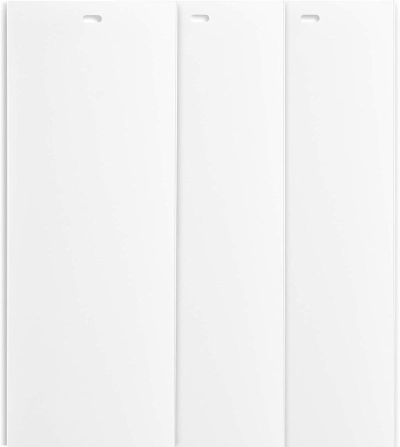 DALIX 82.5" White Vertical Replacement Blinds Slats Sliding Door Window (3 Pack) - Image 1