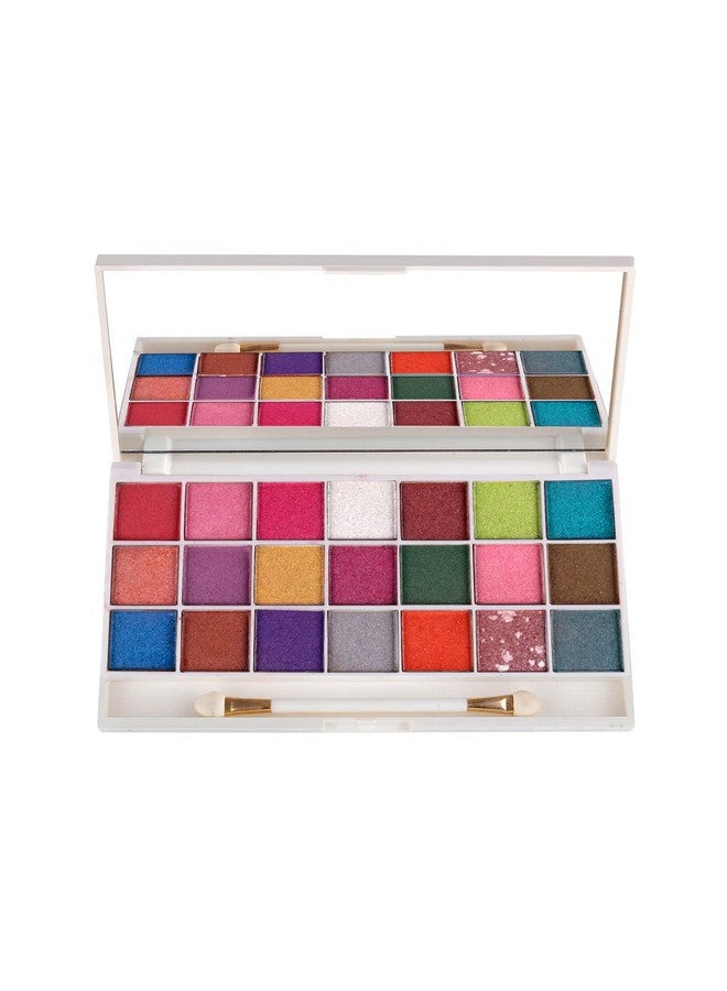 adbeni 21 Color Glitter Eyeshadow Palette 28Gm | Long Wearing And Easily Blendable Eye Makeup Palette Matte| All Beauty, All The Time For Everyone | Multicolor-03 - Image 1