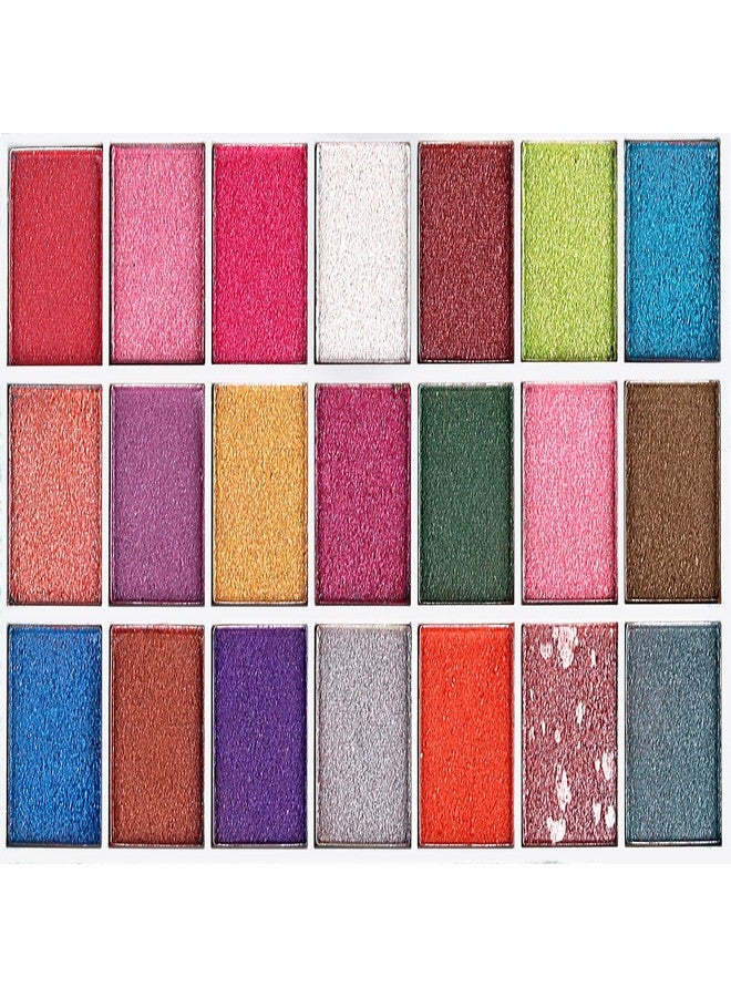 adbeni 21 Color Glitter Eyeshadow Palette 28Gm | Long Wearing And Easily Blendable Eye Makeup Palette Matte| All Beauty, All The Time For Everyone | Multicolor-03 - Image 2