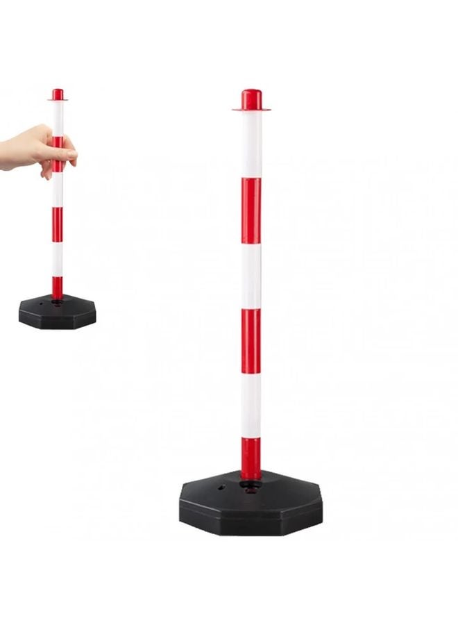 Heavy Duty Traffic Barrier Safety Cone Red And White Water Fillable Non Slip Base - Image 2