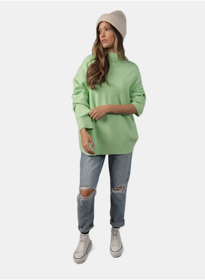 امريكان ايجل AE Mock Neck Sweater
