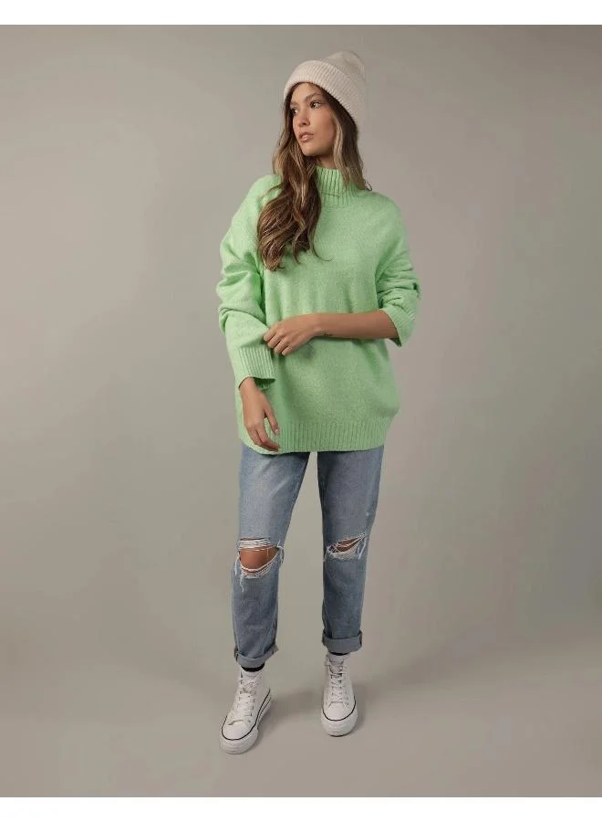 امريكان ايجل AE Mock Neck Sweater