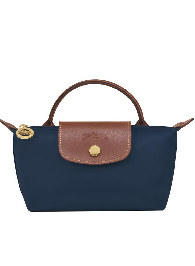 Longchamp Women's Mini handbag,Crossbody Bags,Shoulder Bag Shoulder strap with buckle,Navy Classic Style - Image 5