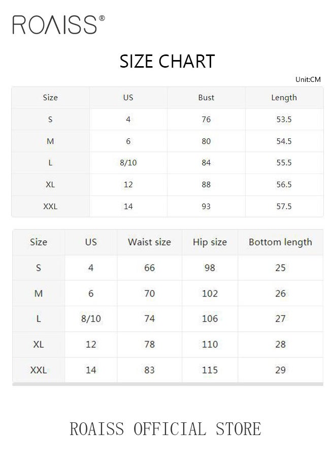 roaiss - Women One Piece Swimsuit with Boxer Shorts Fashionable Print Design One Piece Beach Suit Women Long Sleeved Sun Protection Surfing Wetsuit - Image 1