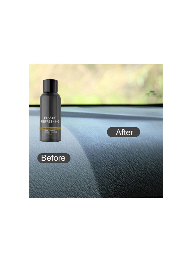 Beauenty Ouhoe Plastic Refreshing, Plastic Revitalizing Coating Agent, Nano Car Scratch Repair Spray, Automotive Interior Cleaning Agent, Plastic Parts Refurbish Agent for Car Quick Restorer (2Pcs,50ml) - Image 5