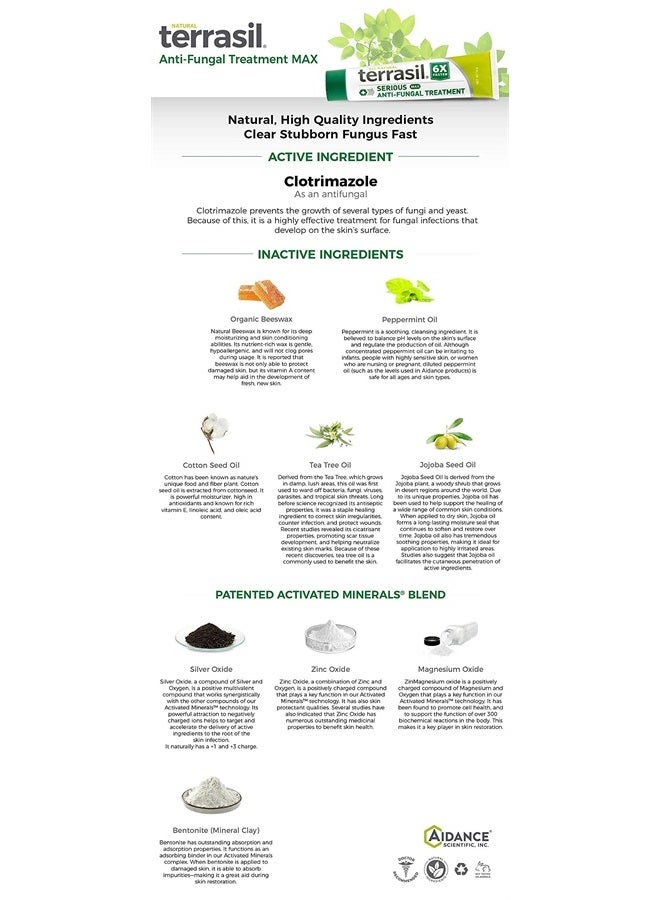 Aidance Terrasil Antifungal Cream + Antifungal Soap 2-Product Kit, Clinically-Proven Clotrimazole, Effective Treatment & Relief: Jock Itch, Athletes Foot, Fungal Yeast Infection, Ringworm (14g tube + 75g bar) - Image 5