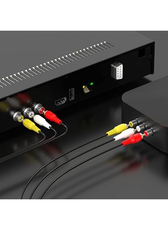 5m RCA Male to Male Composite Cable – Premium Audio Video AV Cable for Home Theater, Stereo Systems, DVD, VCR & Gaming Consoles - Image 3