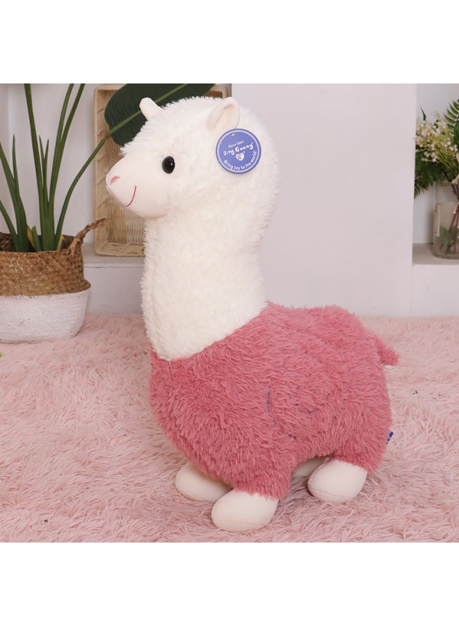 Weltston Plush Toy, Baby Doll, Hugging Pillow, Decorative Stuffed Animal, Children's Birthday Gift For Girls, Alpaca Doll, 55cm - Image 4