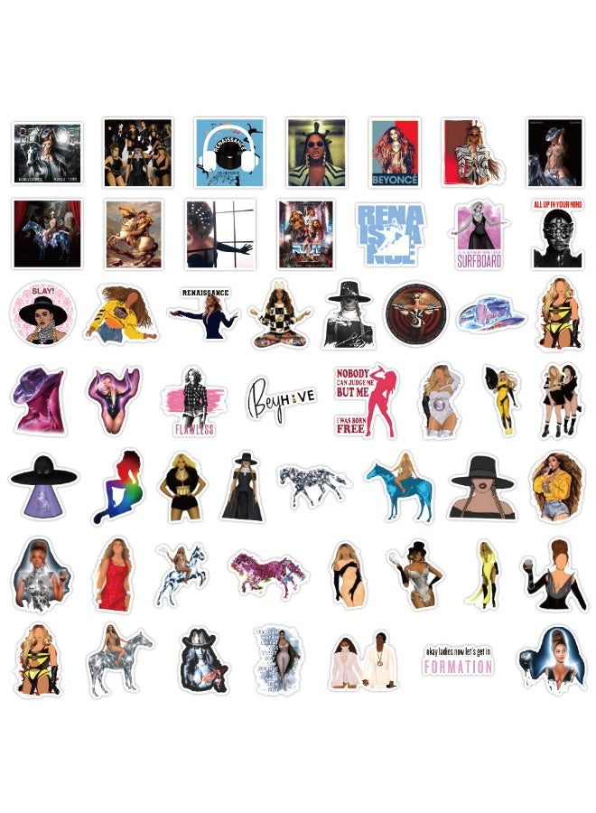 NIBEMINENT 50 Pcs Beyonce Renaissance Deco Kit Waterproof Stickers, High Definition Printing Bright Colors, Suitable for Laptop Skateboard Luggage Water Bottle Guitar DIY  - Image 3