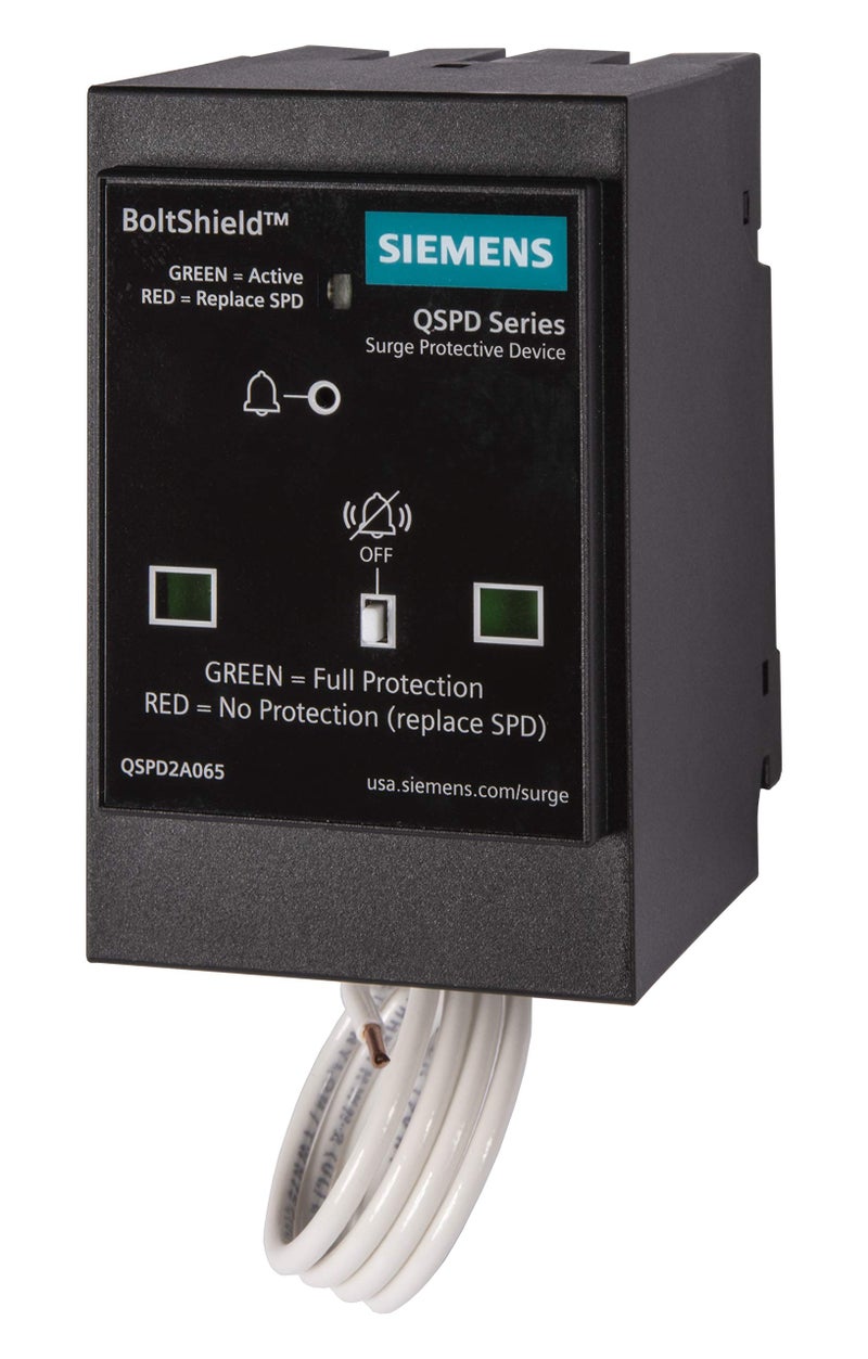 SIEMENS BOLTSHIELD Plug-in Surge Protection Device 2-Pole 65kA 120/240V, 1Ø, 3W - Image 1