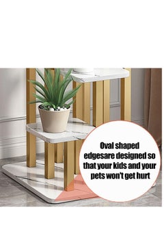 Generic Tall Plant Stand Indoor Corner, 6 Tier Metal Wood Flower Plant Shelf for Outdoor indoor Multiple Rack for Garden, Balcony, Patio,  - Image 3