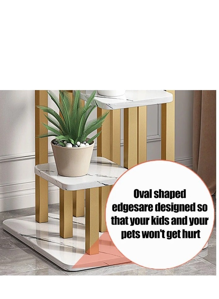 Generic Tall Plant Stand Indoor Corner, 6 Tier Metal Wood Flower Plant Shelf for Outdoor indoor Multiple Rack for Garden, Balcony, Patio,  - Image 3
