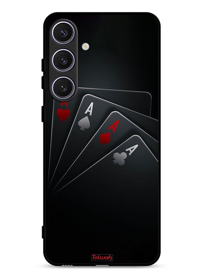 Tolwak غطاء حماية لجهاز سامسونج جالكسي S24 بلس 5G مع جيوب للبطاقات A - Image 1