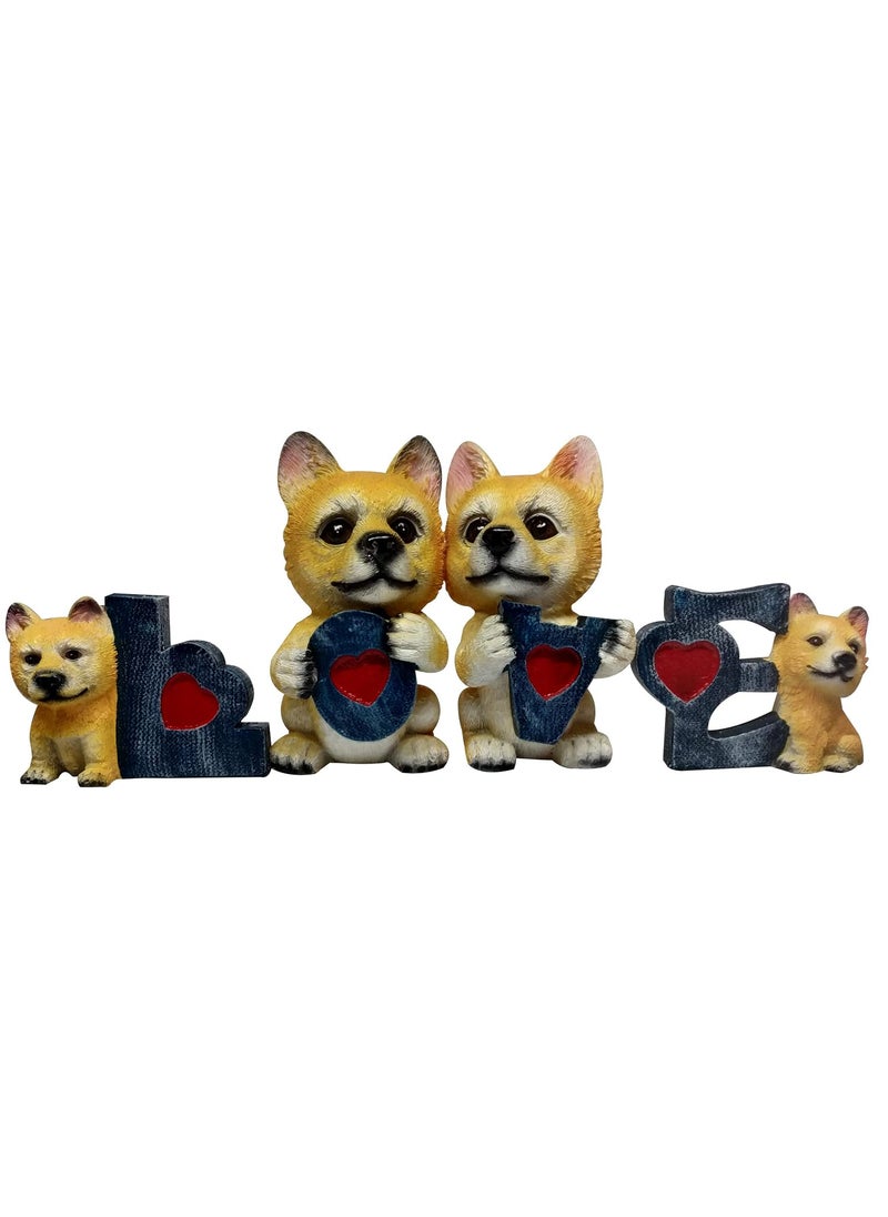 Saugat Traders - Saugat Trades Best Love Gift for Girlfriend - Love Scroll Card & Cat Love Showpiece - Image 1
