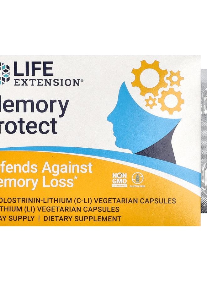 Life Extension Memory Protect 36 Vegetarian Capsules 