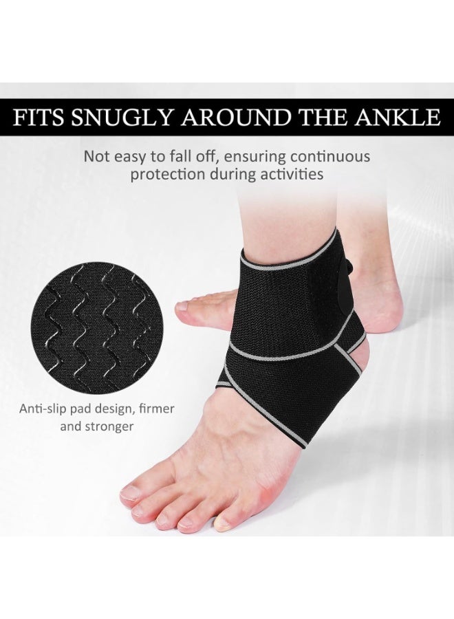 Bukela Adjustable Ankle Braces And Compression Bands - Support For Sprains Movement And Stability - Image 4