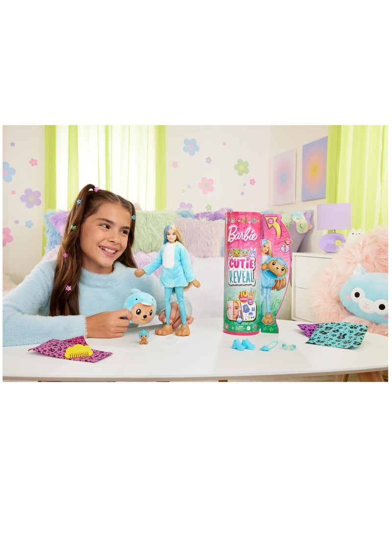 Barbie Cutie Reveal Costume Doll - Teddy in Dolphin - Image 4