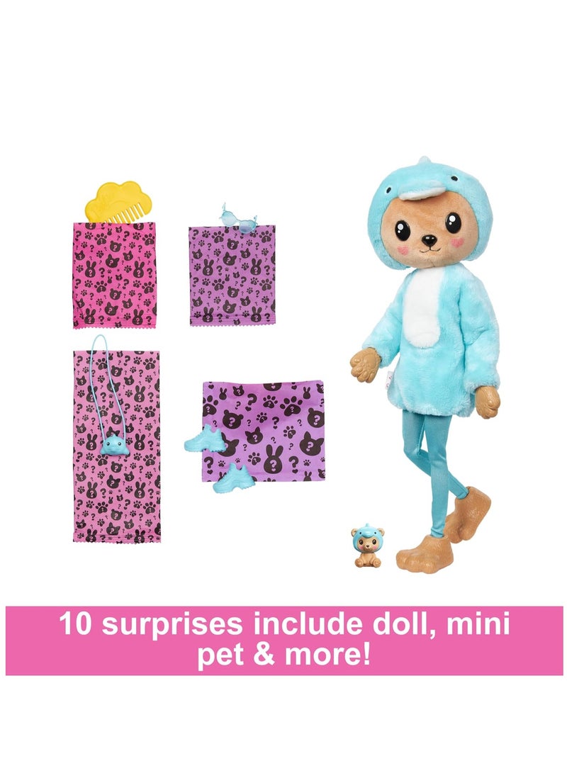 Barbie Cutie Reveal Costume Doll - Teddy in Dolphin - Image 3