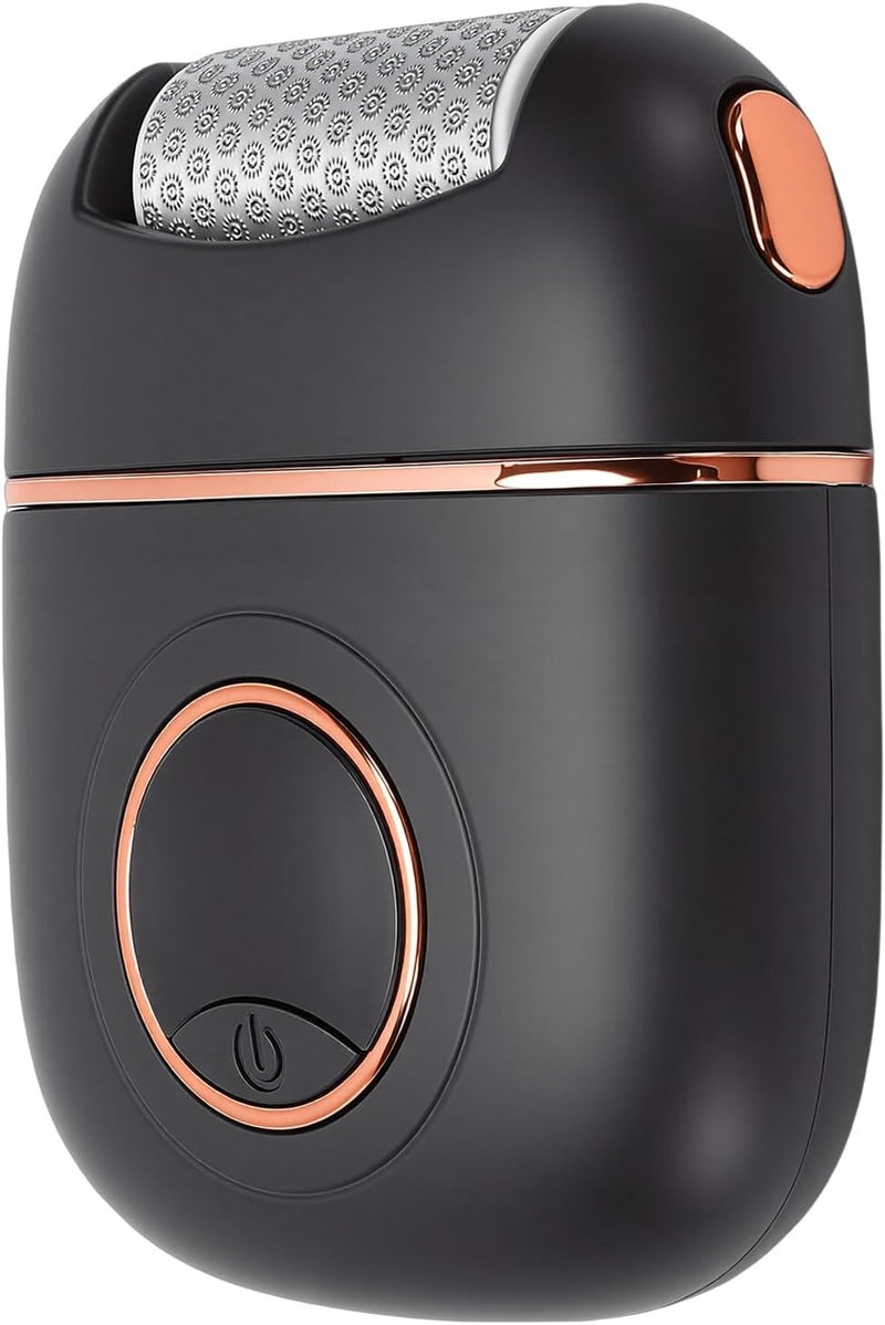 Electric Foot Callus Remover, Rechargeable Pedicure Tools, 4 Grinding Heads Foot File with Efficient Design, Ideal for Dead Cracked Dry Skin (Black) - Image 4