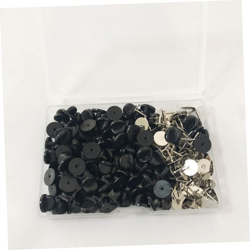 Rubber Pin Backs For DIY Accessories Secure Hat Pins Replacement - Image 3