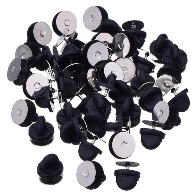 Rubber Pin Backs For DIY Accessories Secure Hat Pins Replacement - Image 2
