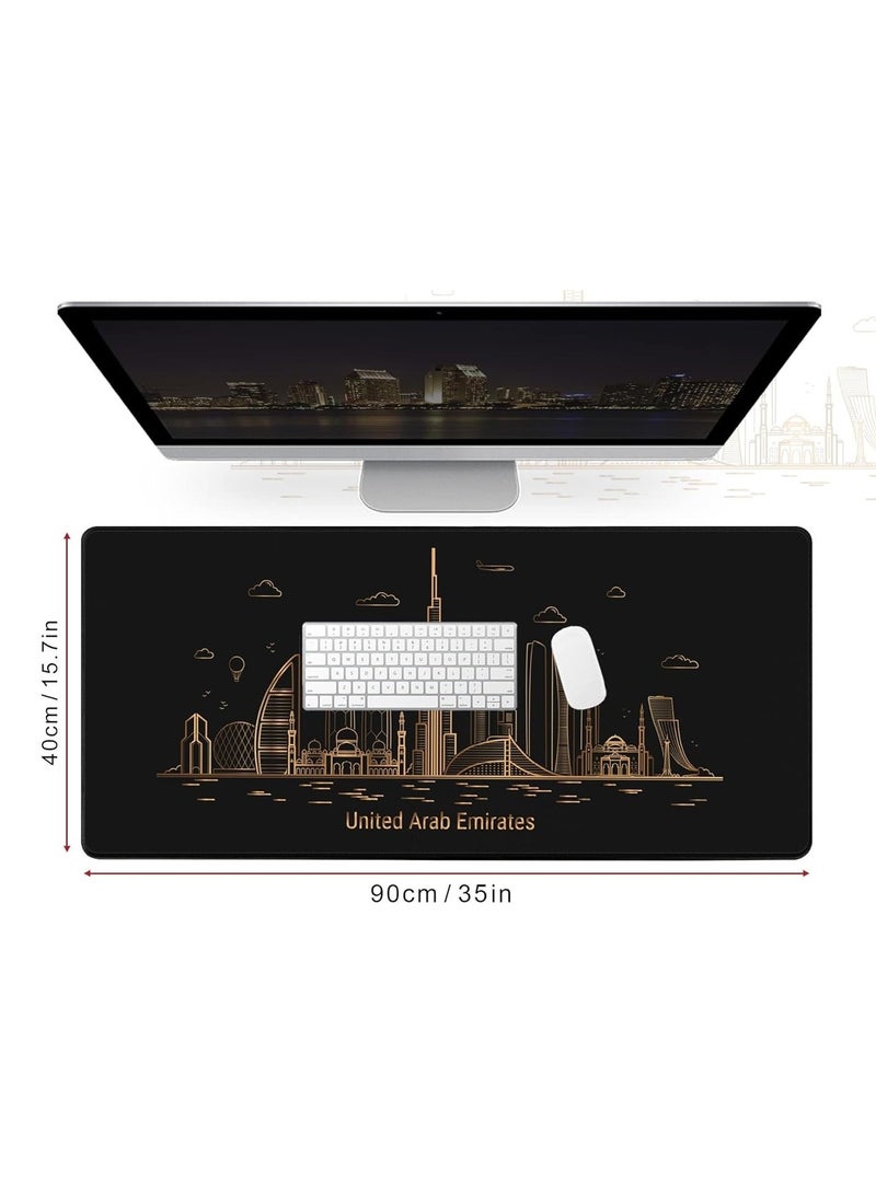 سكاي تاتش لوحة مكتب ممتدة مقاس XXL مضادة للانزلاق مقاس 90 سم × 40 سم - Image 2