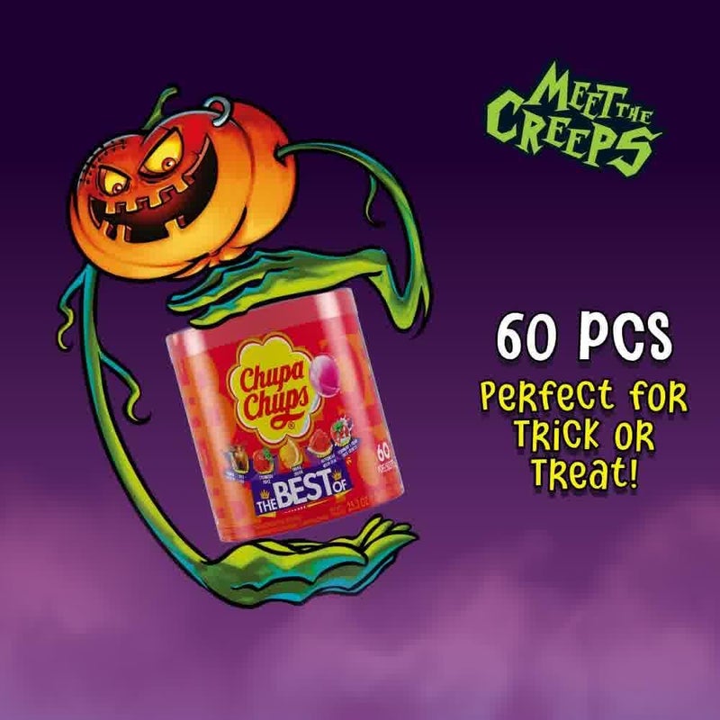 Chupa Chups Assorted Lollipops Drum - 60 Count - Image 2