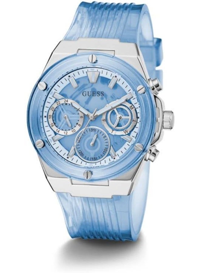 GUESS Silicone Chronograph Wrist Watch GW0409L1 - Image 5