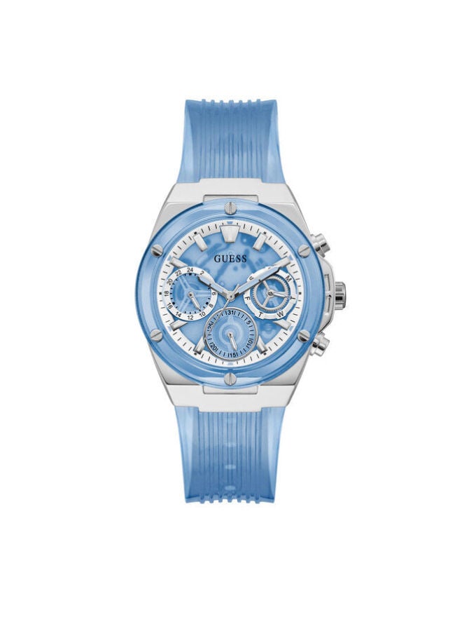 GUESS Silicone Chronograph Wrist Watch GW0409L1 - Image 1