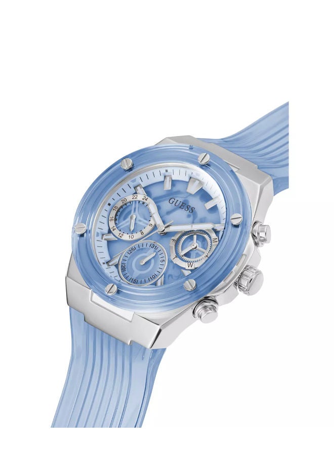 GUESS Silicone Chronograph Wrist Watch GW0409L1 - Image 2