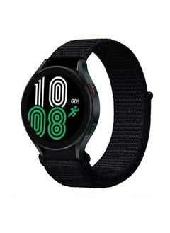 PROMASS Nylon Loop Replacement Band For Samsung Galaxy Watch 4 40/44mm Dark Black  - Image 2