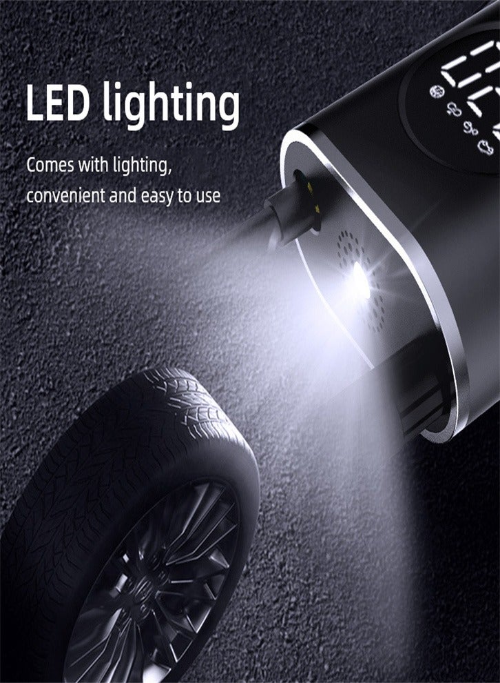 Car Air Pump 150PSI Cordless Air Compressor Portable Electric Tire Inflator with Auto-Off Function for Car Motorcycle Tires Balls - Image 5