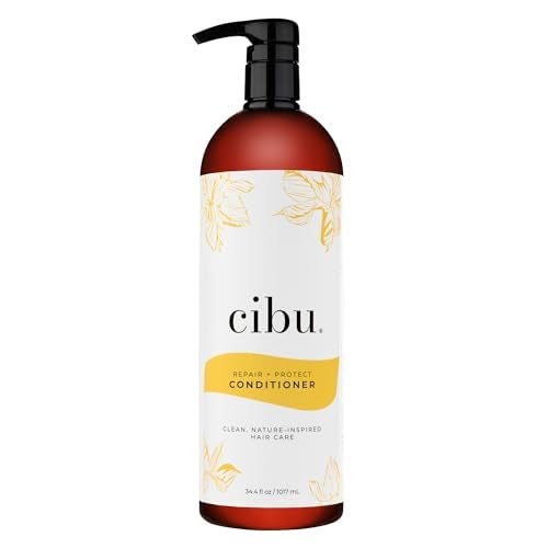CIBU Repair + Protect Conditioner 30087 - Restores Damaged Hair | Prevents Breakage | Safe for Color-Treated Locks | Leaves Smooth, Luxurious Finish | Gentle Daily Use with Refreshing Scent, 1 Liter - Image 1