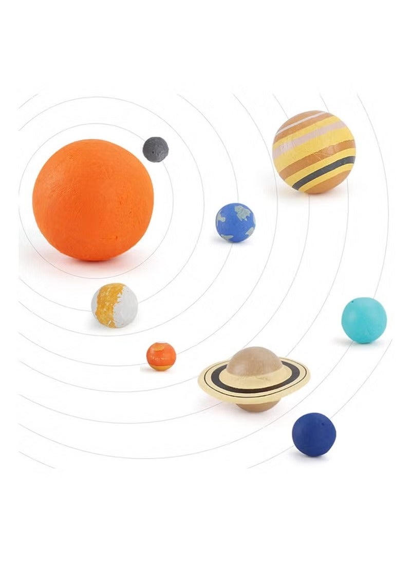 Realfrog Nine Planets Model, Solar System Planet, Figure Playsets Collection Educational Toy for Astronomy Enthusiast, Fit for Toddlers and Kids - Image 1